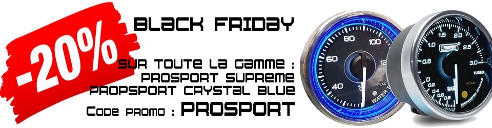 -20% sur les manomètres Prosport Supreme et Crystal Blue